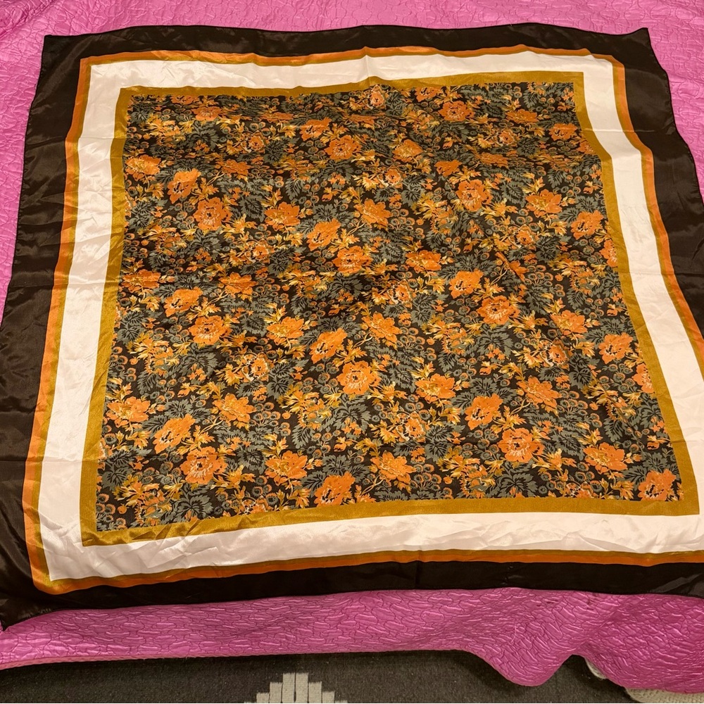 Floral scarf